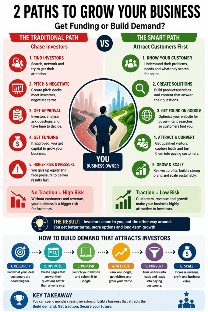 how do you find business investors