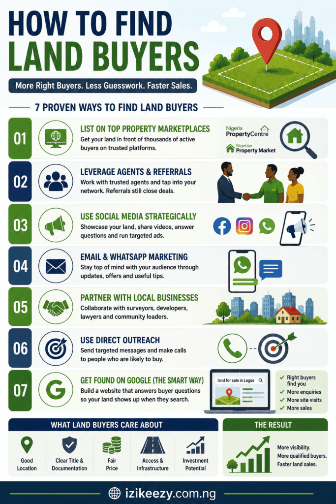 how to find land buyers